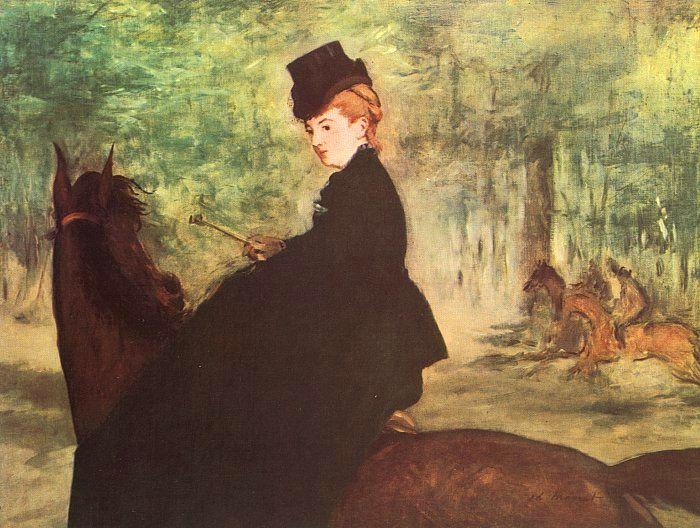 Edouard Manet The Horsewoman oil painting image